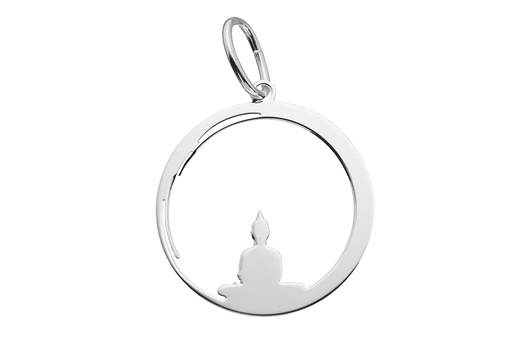 [1183600000PL] Silver 925 buda pendant
