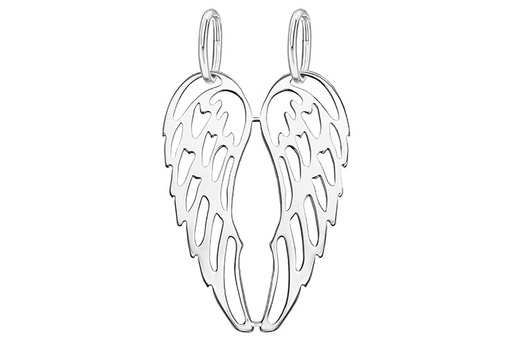 [1183900000PL] Colgante plata 925 alas con dos anillas
