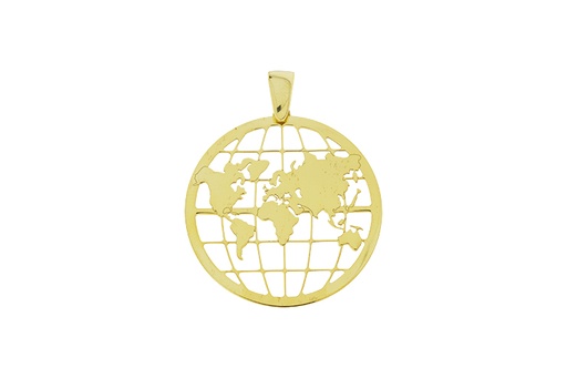 Silver 925 world pendant