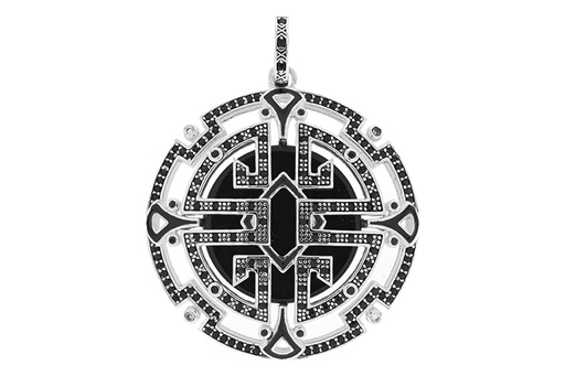 [119680001WNE] Silver 925 mandala  pendant