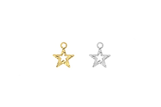 Pendant charm silver 925 star