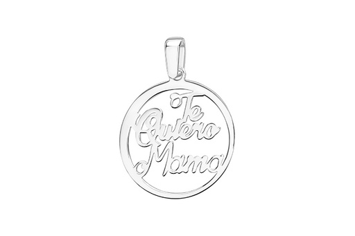 [1204500000PL] Silver 925 te quiero mama pendant