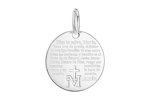 [1208700000PL] Silver 925 ave maria pendant