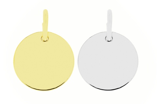 Placa 925 mini con anilla