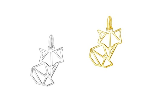 Silver 925 origami pendant