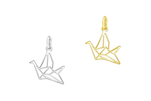 Silver 925 origami pendant