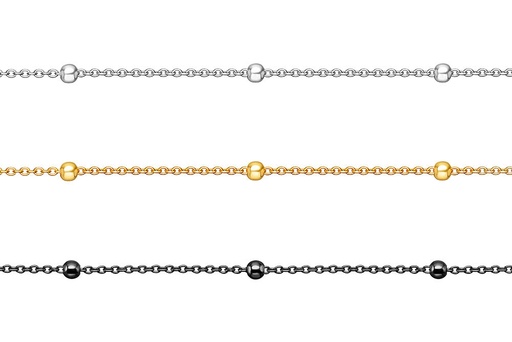 Cadena a metros forzada 025 con bola 2mm