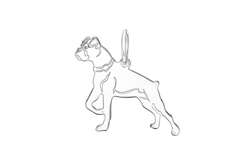 [1233300000PL] Colgante plata 925 boxer