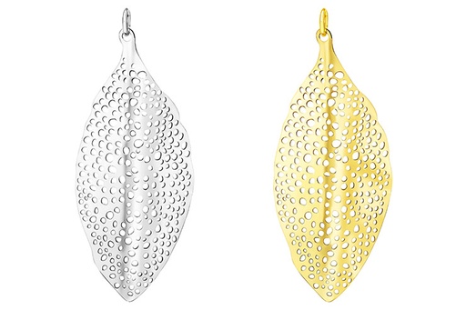 [1252300000PL] Colgante plata 925 hoja perforada 