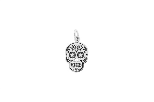 [1264700000OX] Silver 925 skull pendant