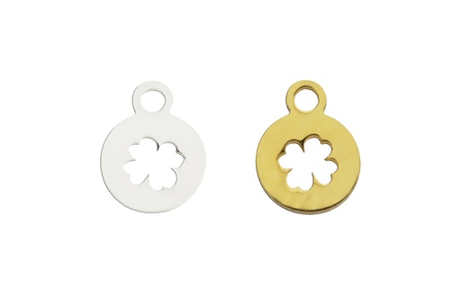 Silver 925 pendant clover charm