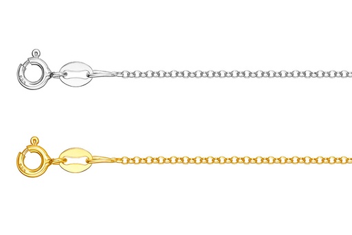 Chain rolo silver 925 50cm sterling silver