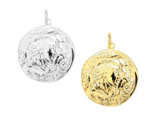 Colgante plata 925 medalla 