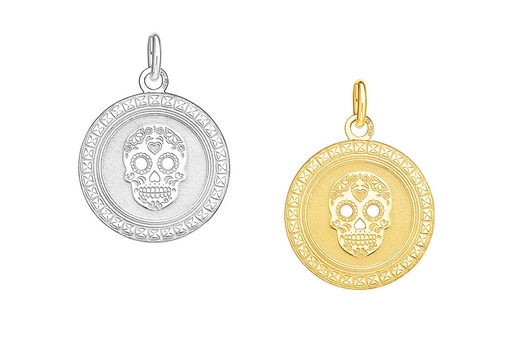 Colgante plata 925 calavera 