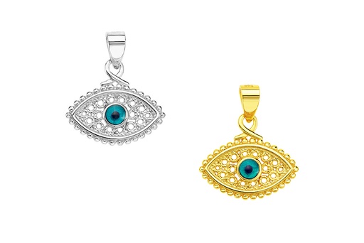 Silver 925 turkish eye charm