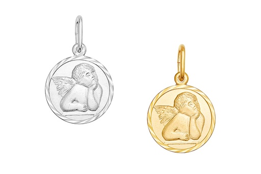 Medalla plata 925 angelito 