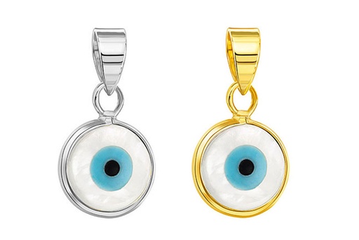 Silver 925 turkish eye pendant