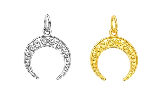 Silver 925 horn pendant