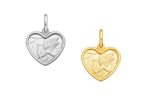Silver 925 cupid heart pendant