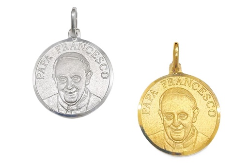 Colgante plata 925 papa francisco