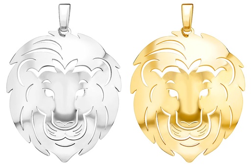 Silver 925 lion pendant