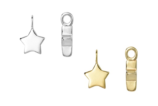 Colgante charm plata 925 estrella