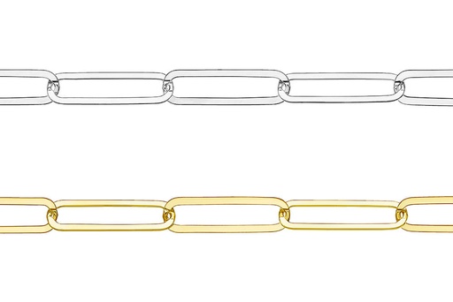 Sterling silver long round wire flat by meter