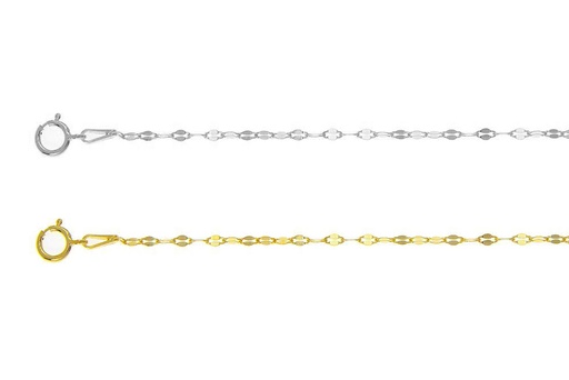 Fancy anchor silver chain 040