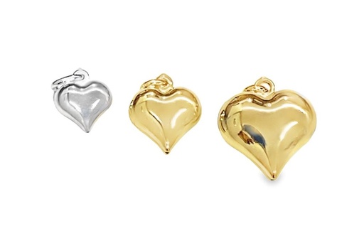 Sterling silver electroforming heart pendant