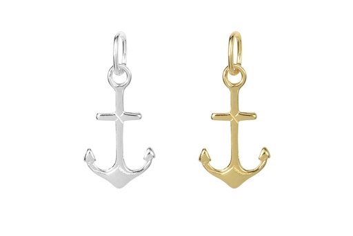 Sterling silver anchor charm