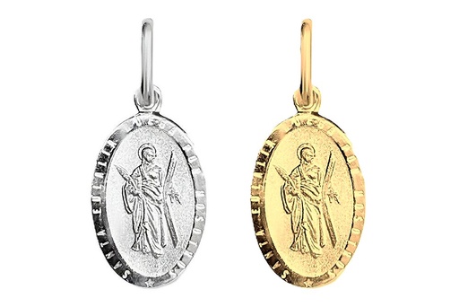 Sterling silver Santa Eulalia pendant