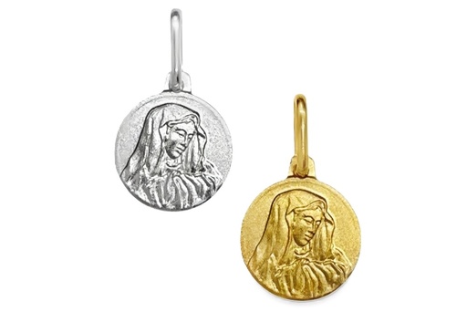 Sterling silver virgin pendant