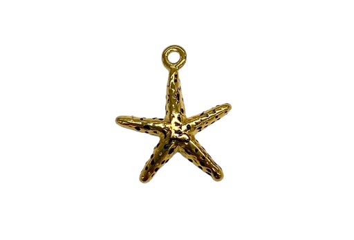 [16279PDO] Sterling silver charm starfish