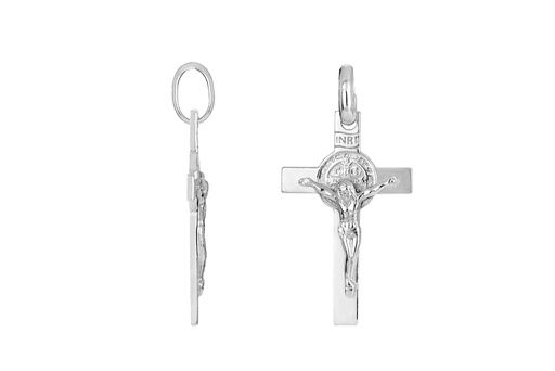 Sterling silver crucifix pendant