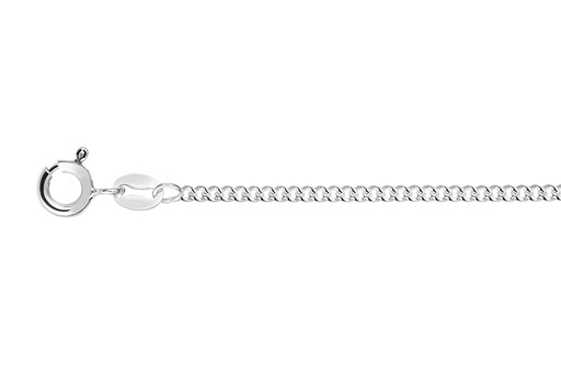 Sterling silver 1.8mm curb chain 050 necklace