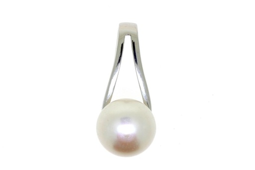 [16670PPBLRD] Sterling silver pearl pendant