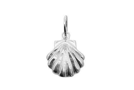 [17011PPL] Colgante plata 925 charm concha 11x9mm