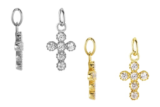 Sterling silver cross pendant