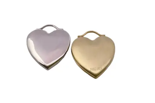 Sterling silver heart locket pendant